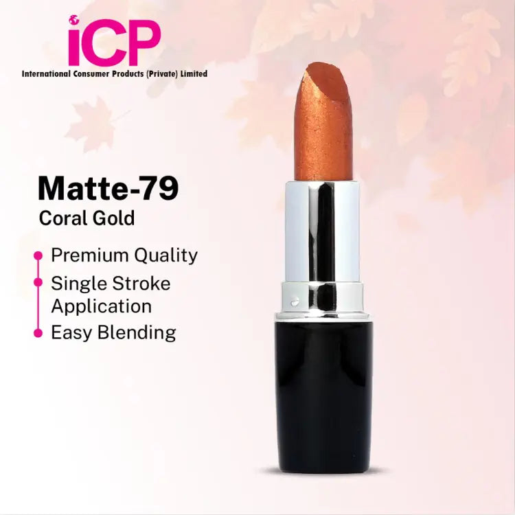 Buy Swiss Miss Lipstick Coral Gold Matte - 79 in Pakistan