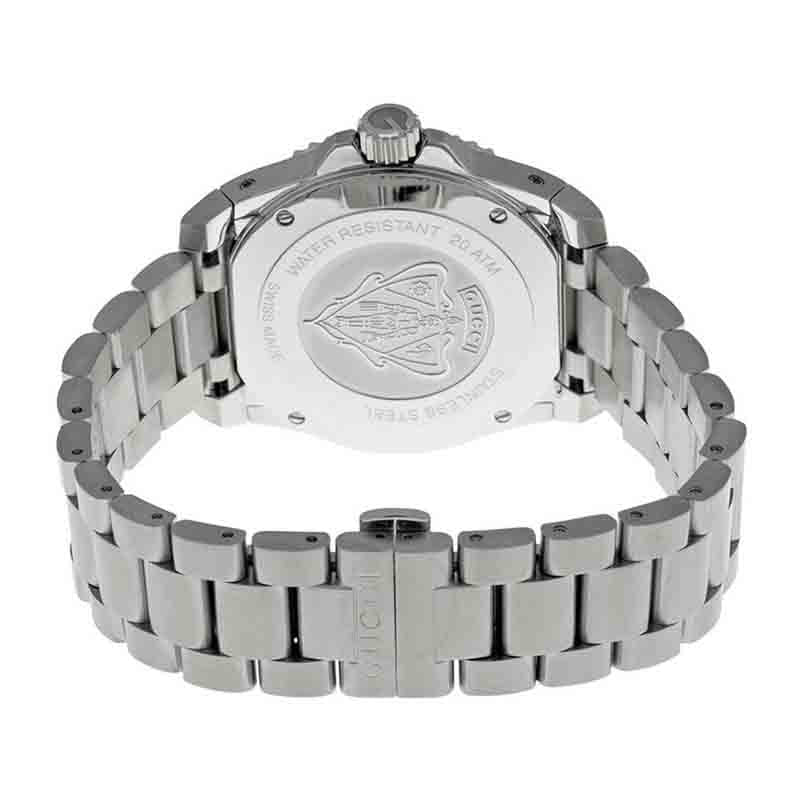 Buy Gucci Men's Swiss Made Quartz Stainless Steel Black Dial 40mm Watch YA136301 in Pakistan