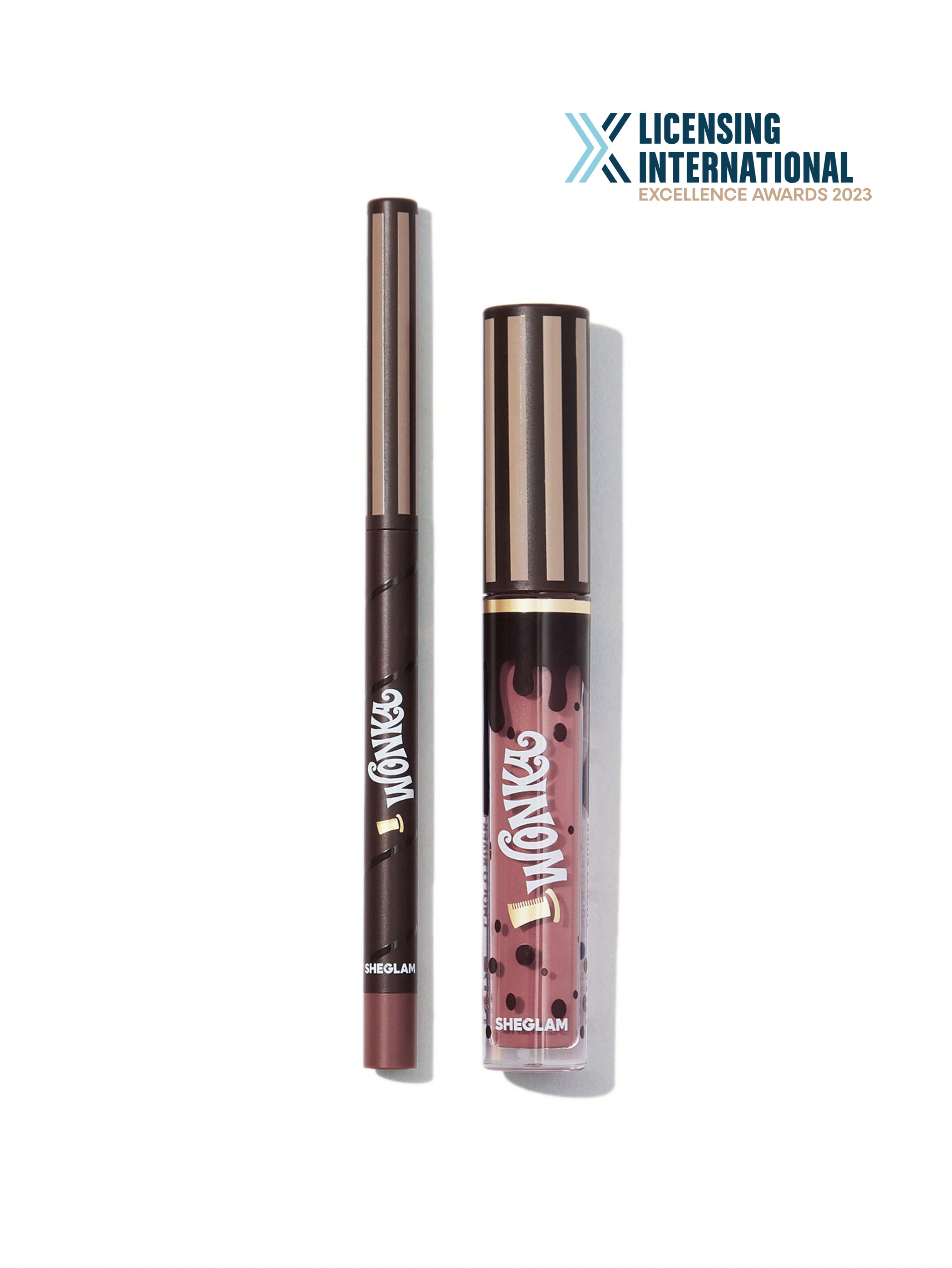 Buy SHEGLAM | Willy wonka Cocoa Kiss Lip Duo-Cookies N' Milk in Pakistan