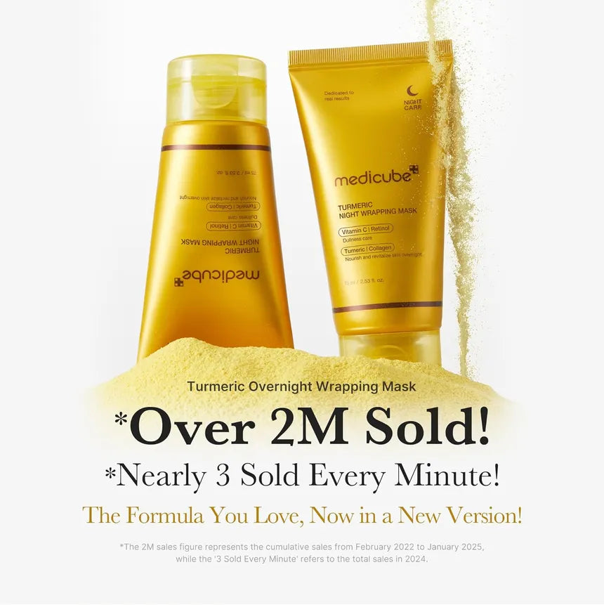 Buy Medicube - Kojic Acid Turmeric Night Wrapping Mask - 75ml in Pakistan