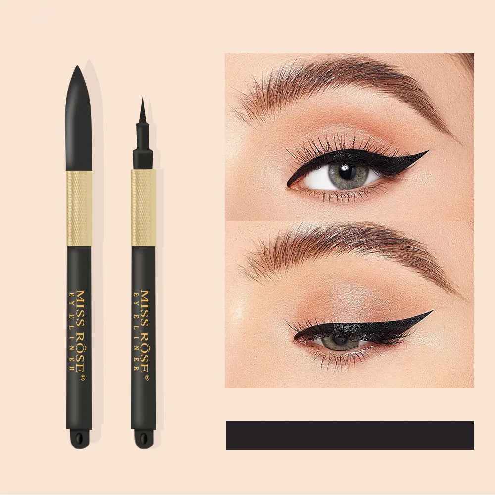Buy Miss Rose Eyeliner Pencil Classic Pure Black Liquid Pen Waterproof Matte Eye Pencil in Pakistan