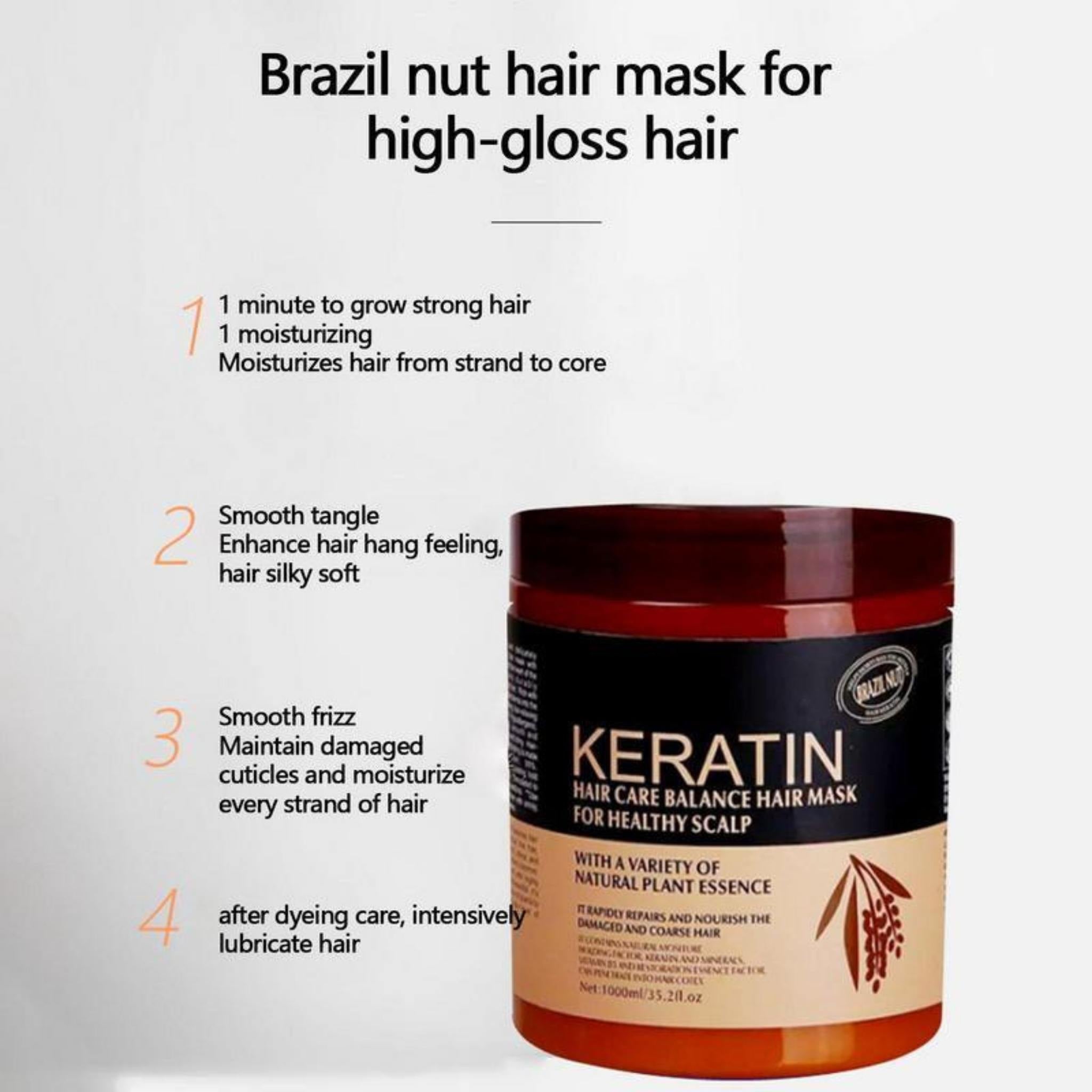 Keratin Nutrition Treatment Keratin Nourishing Hair Mask to Make Hair soft Smooth and Shiny
