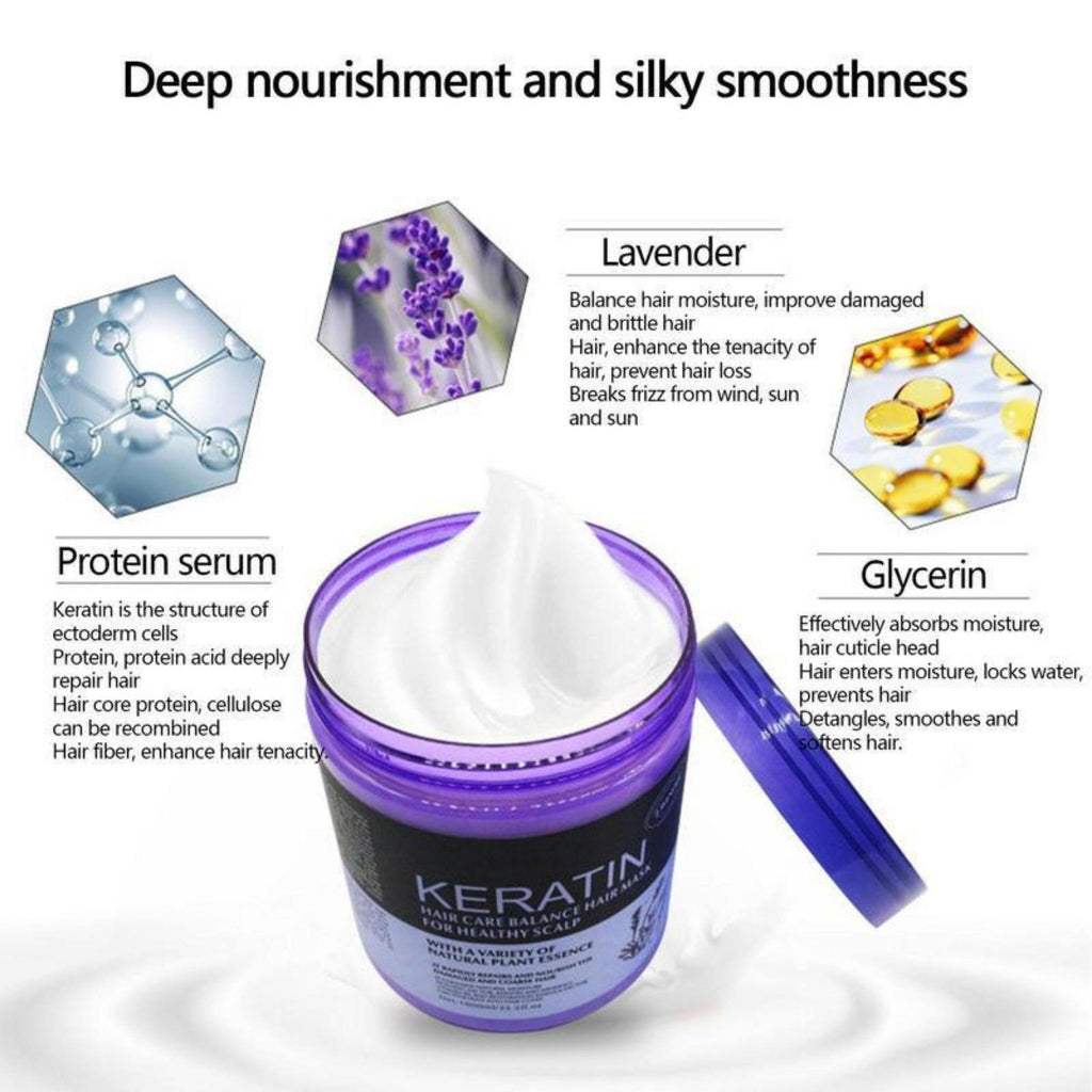 Keratin Nutrition Treatment Keratin Nourishing Hair Mask to Make Hair soft Smooth and Shiny