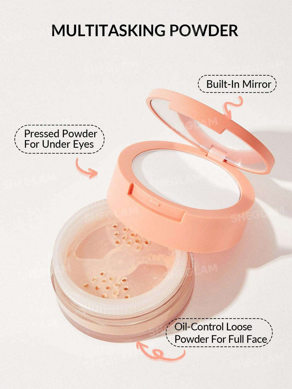 SHEGLAM Insta-Ready Face & Under Eye Setting Powder Duo
