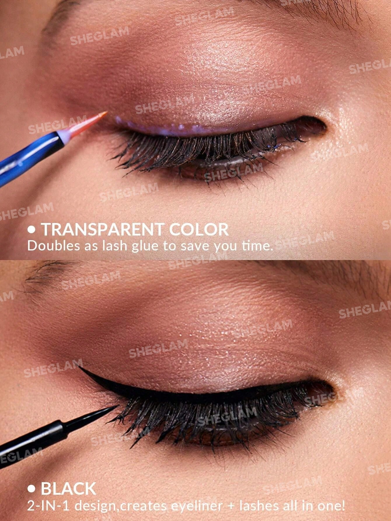 Buy Sheglam All Eyes On You Lash & Glue Liner Set - Black in Pakistan