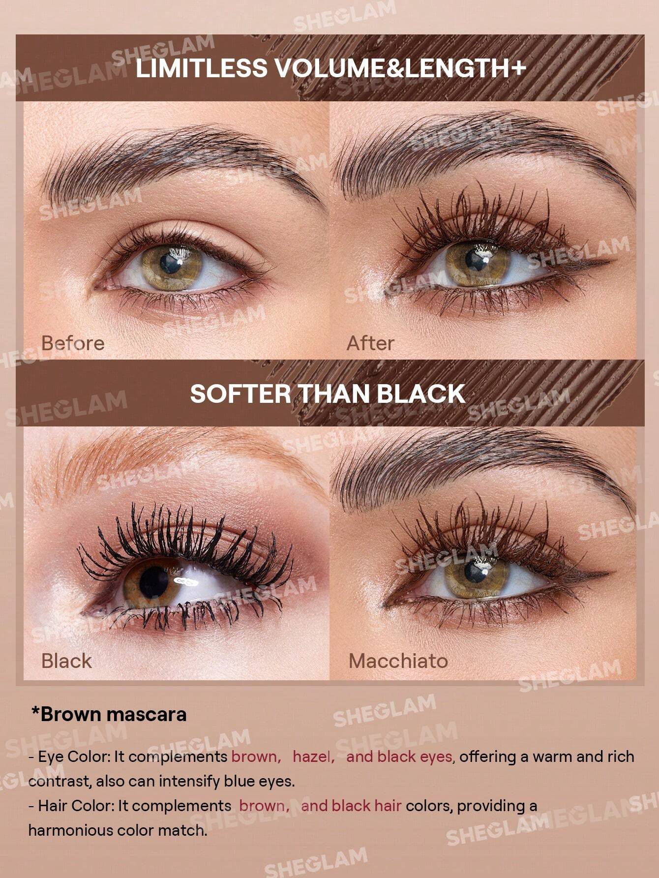 SHEGLAM All-In-One Volume & Length Mascara