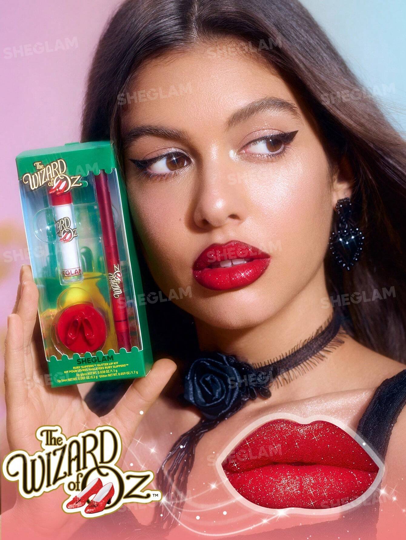 SHEGLAM The Wizard of OZ | SHEGLAM Ruby Slippers Glitter Lip Kit