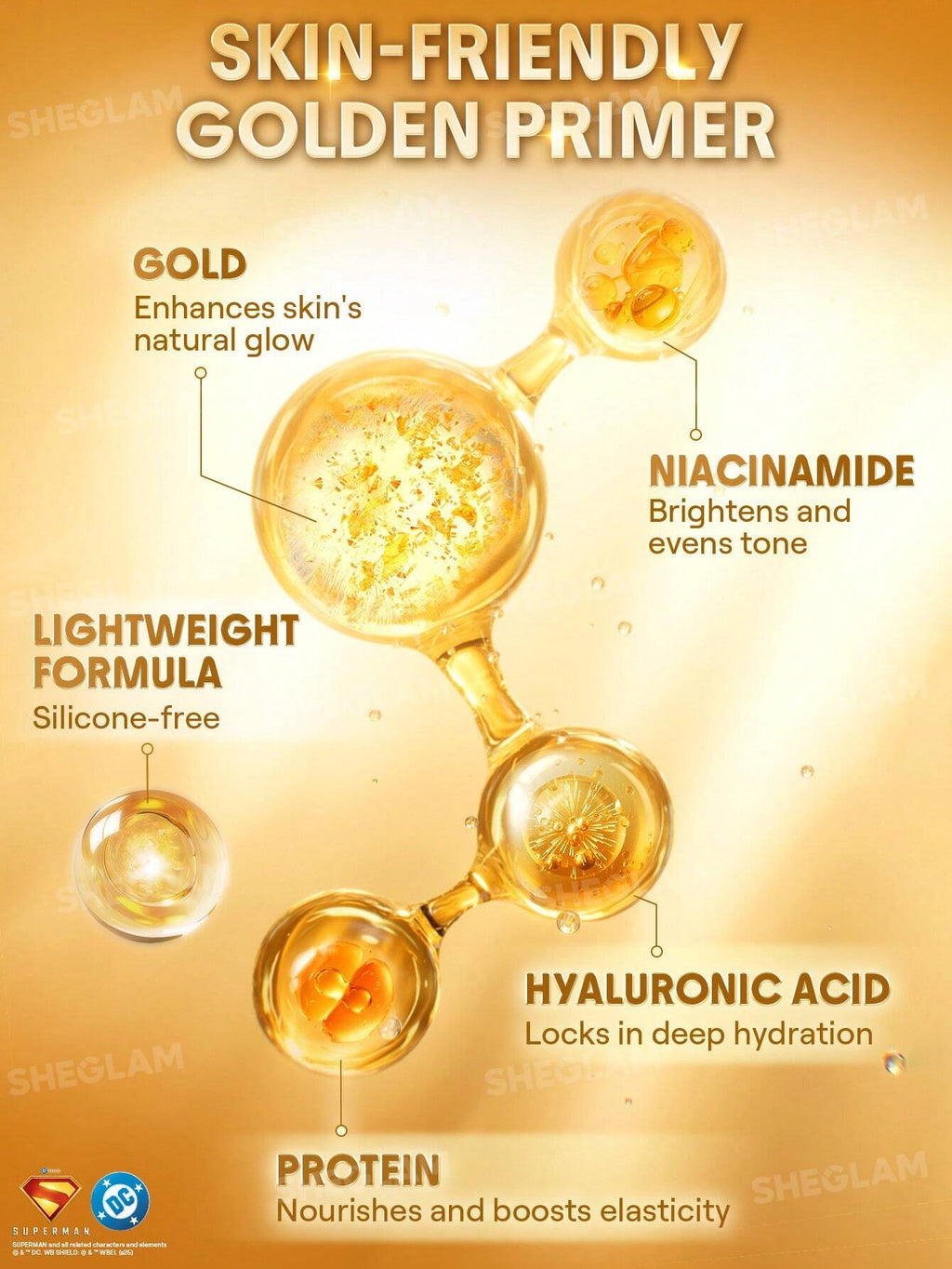 SHEGLAM  The Superman  SHEGLAM Good Grip Glow Illuminating Primer - 45 Ml
