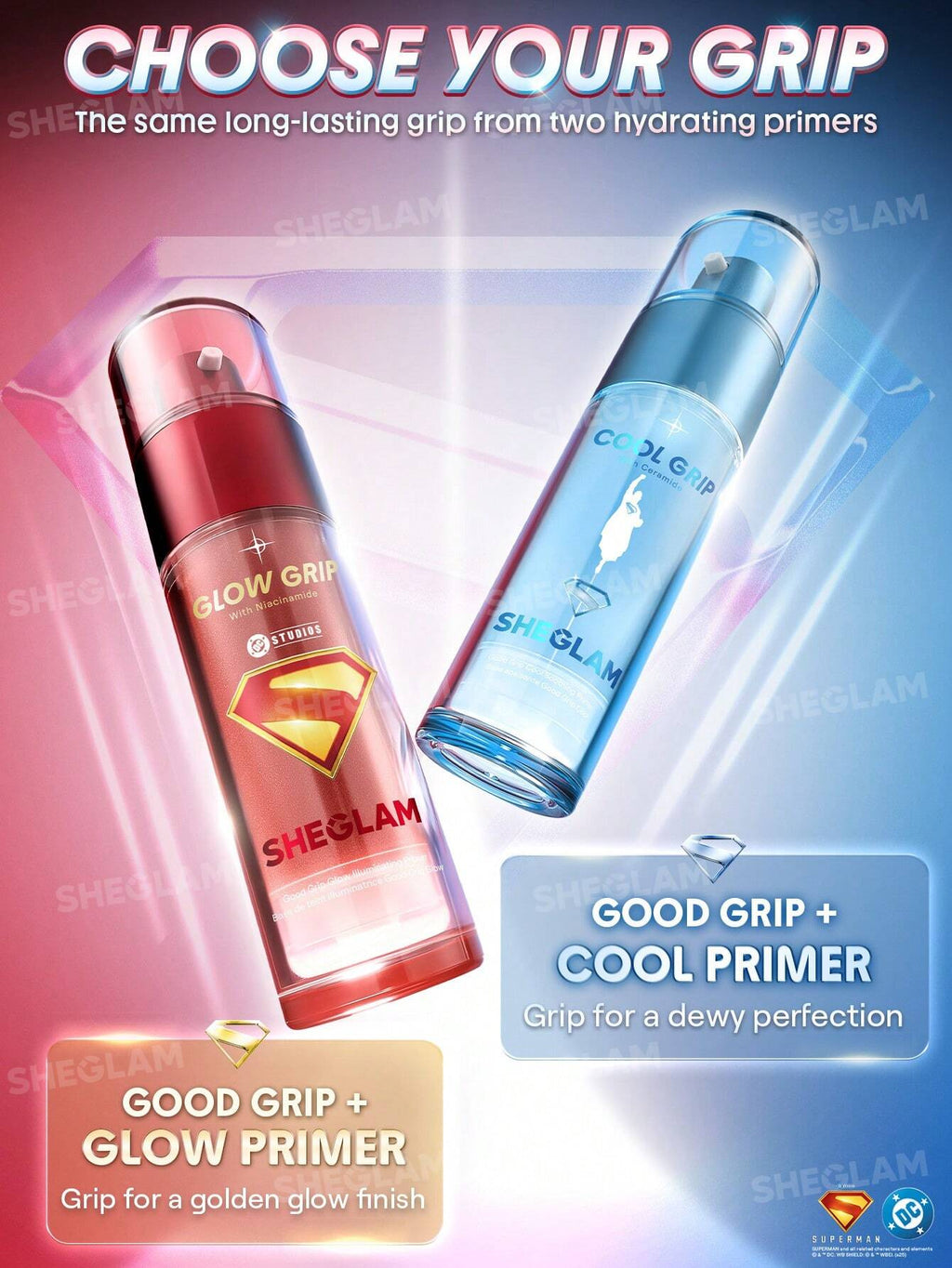 SHEGLAM  The Superman  SHEGLAM Good Grip Glow Illuminating Primer - 45 Ml
