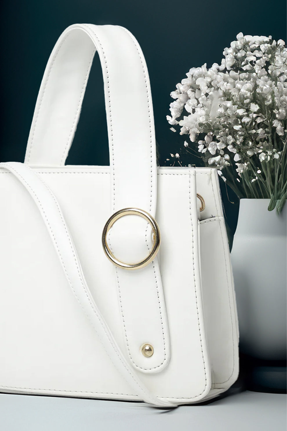 Buy Handbag RingBloom - White in Pakistan