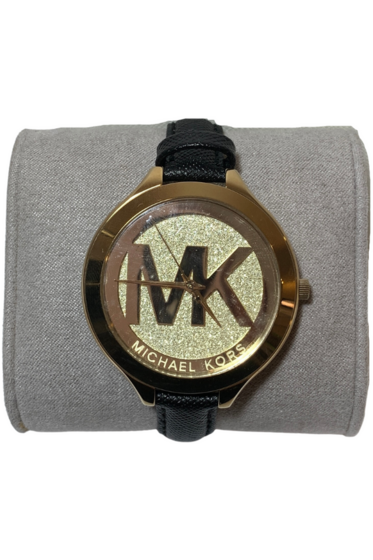 Buy Michael Kors Women's Slim Runway Three-Hand Stainless Steel Quartz Watch in Pakistan