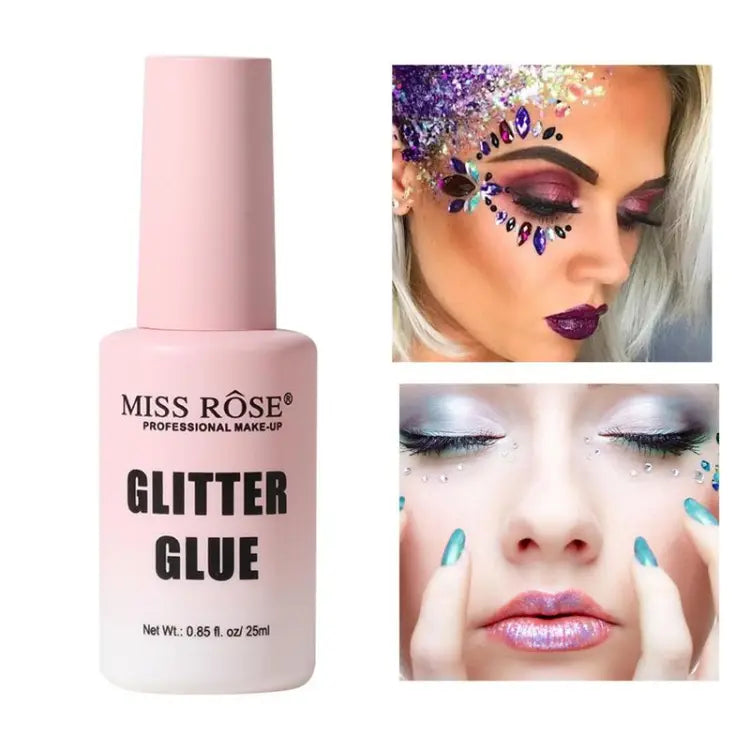 Buy Miss Rose Glitter Glue Long Lasting Color Waterproof Body Sequin Base Glue For Eye Lips Face in Pakistan