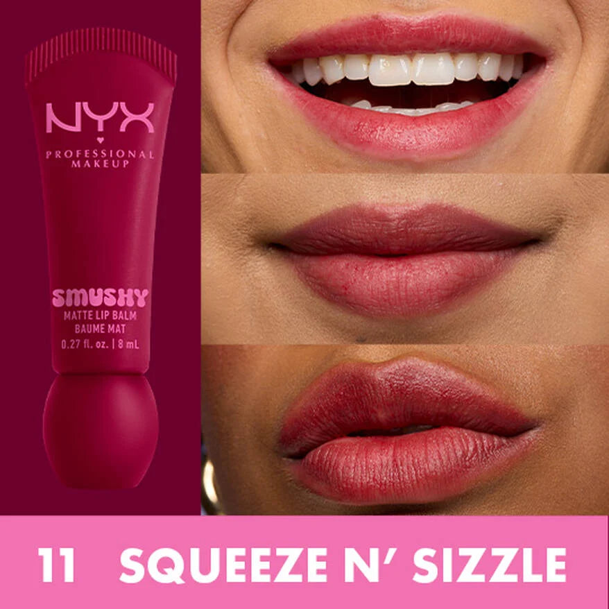 NYX- Smushy Matte Lip Balm- Squeeze N' Sizzle