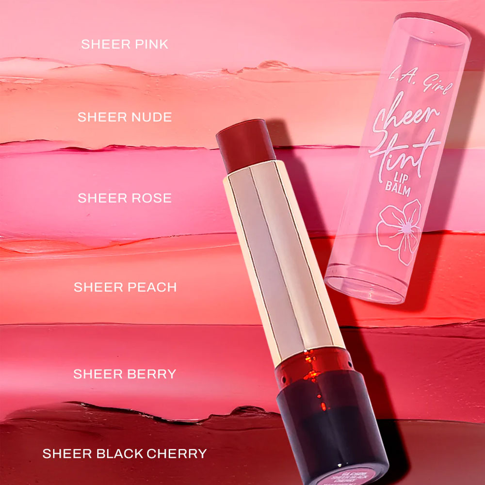 L.A. Girl, Sheer Tint Lip Balm, GLC603 Sheer Rose