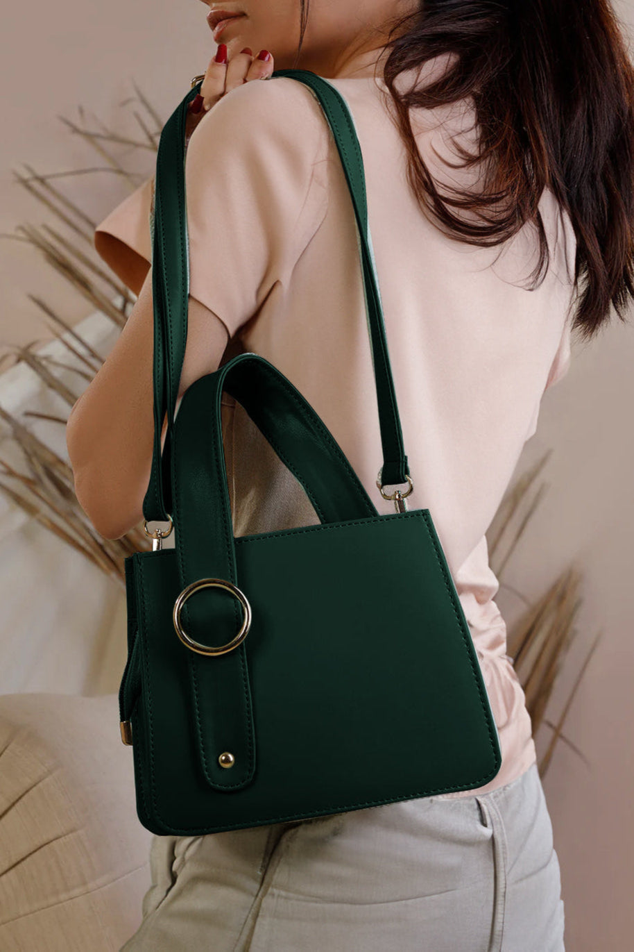Buy Handbag RingBloom - Green in Pakistan