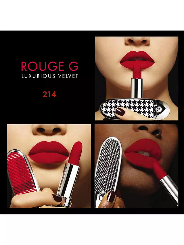 Buy Guerlain Rouge Velvet The Lipstick - N214 Flame Red in Pakistan