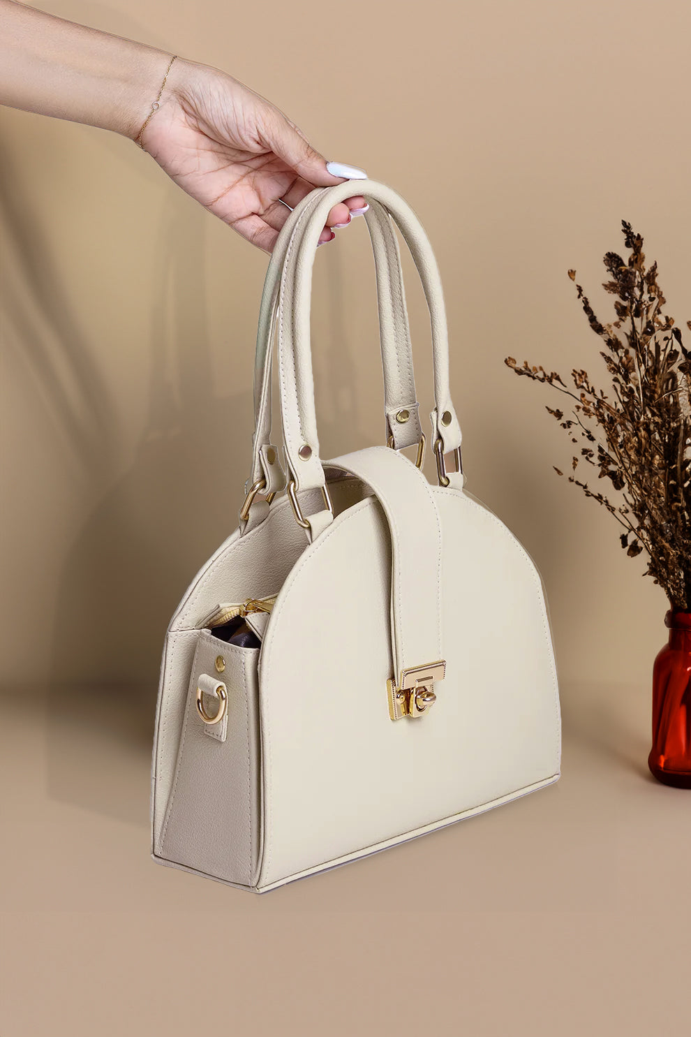 Buy HandBag D-Box Beige in Pakistan