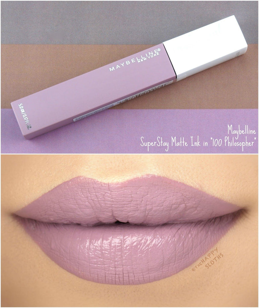Buy Maybelline New York Super Stay Matte Ink Liquid Lipstick - 100 Philospher in Pakistan