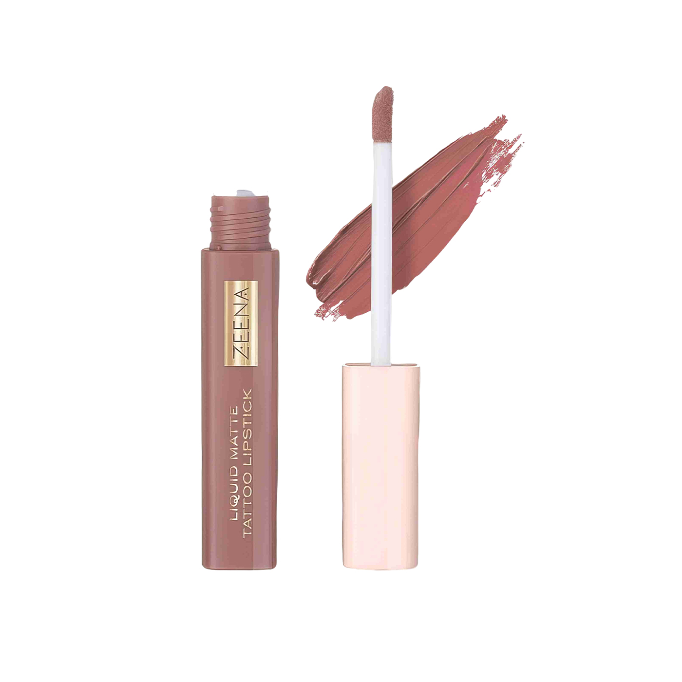 Buy ZEENA LIQUID MATTE TATTOO LIPSTICK 050 CARAMEL CRUSH in Pakistan