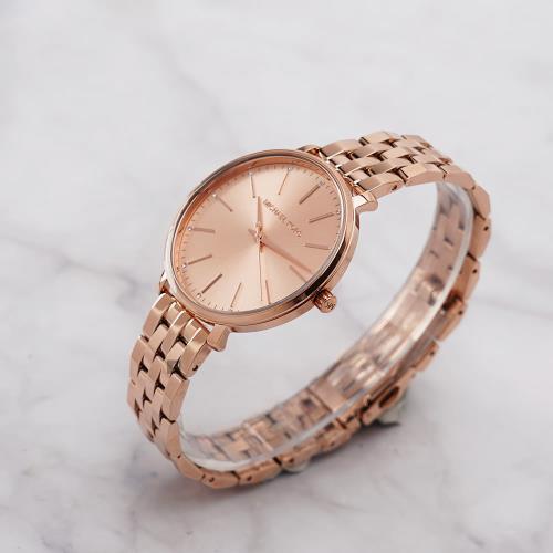 Buy Michael Kors Women's Pyper Three-hand Rose Gold-tone Stainless Steel Watch - Mk3897 in Pakistan