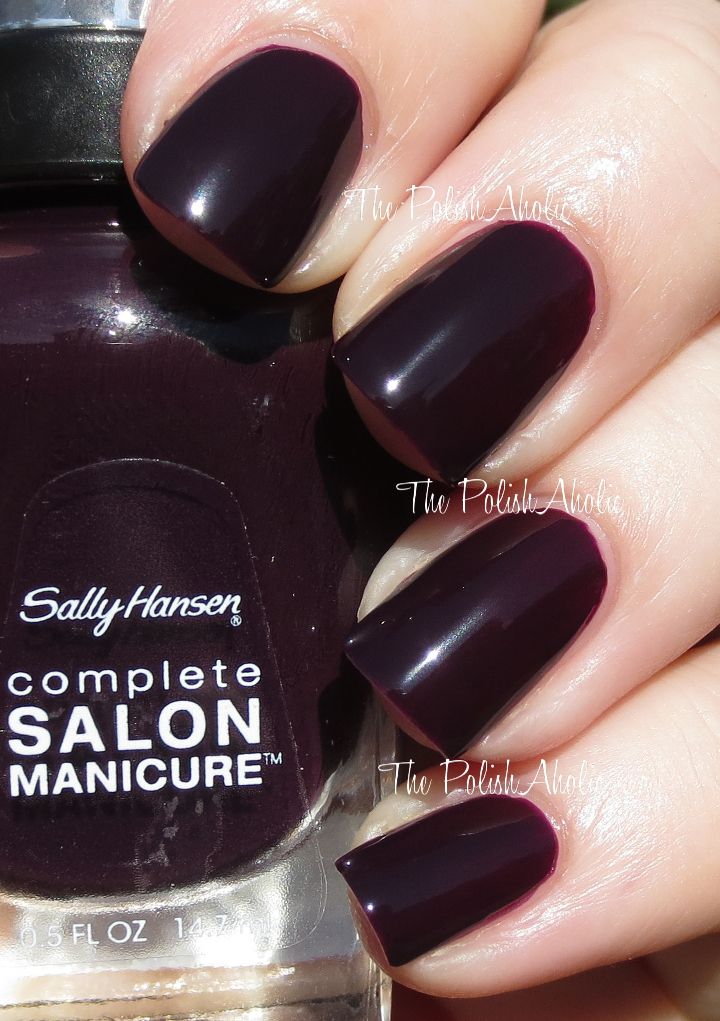 Buy Sally Hansen Salon Manicure Nail Polish - 441 Pat On The Black in Pakistan