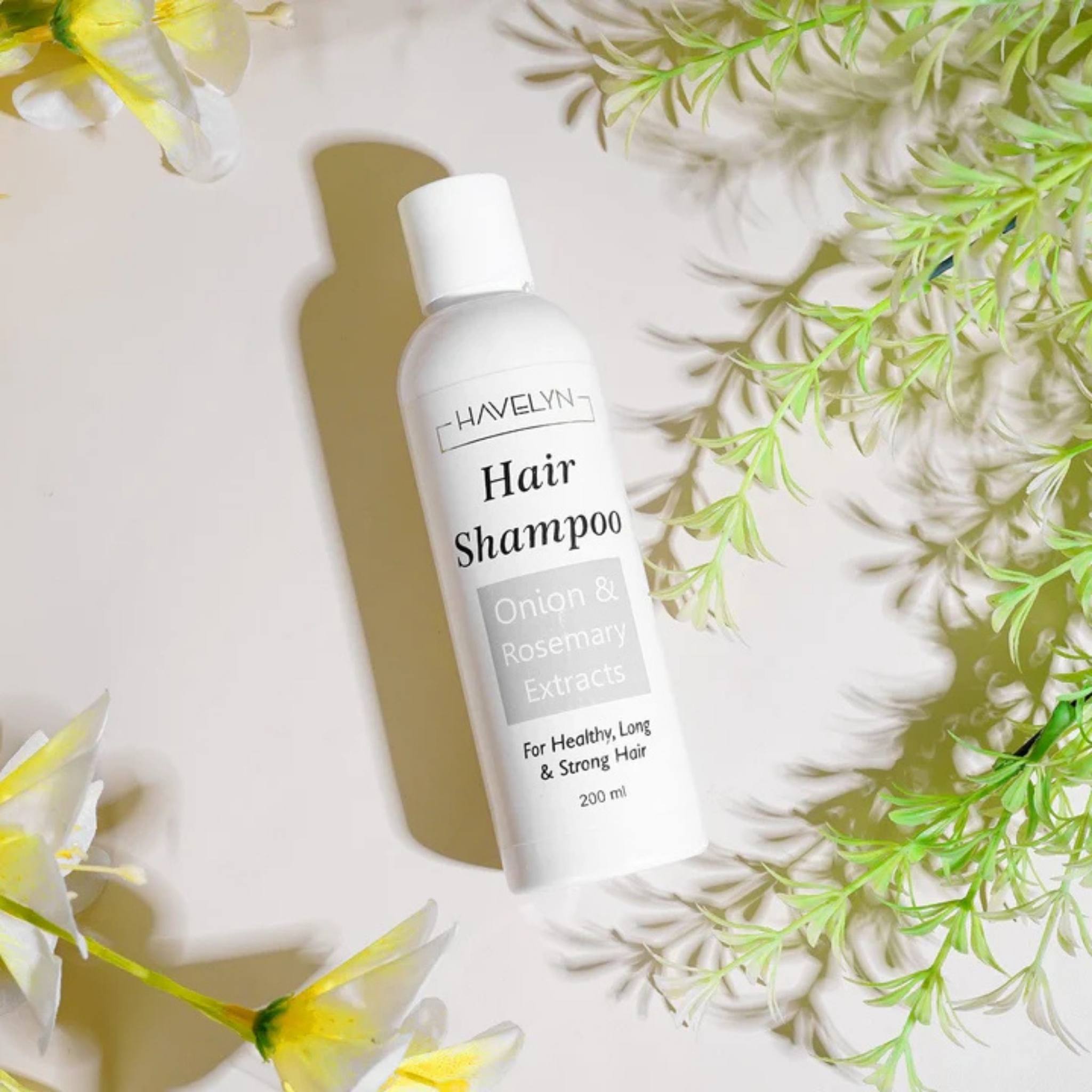 Havelyne Original Hair Care Bundle – Herbal Hair Food Oil (7 Oils + 30 Herbs) & Organic Onion + Rosemary Shampoo | Anti-Hair Fall, Dandruff Control & Hair Growth Set – 2 x 200ml