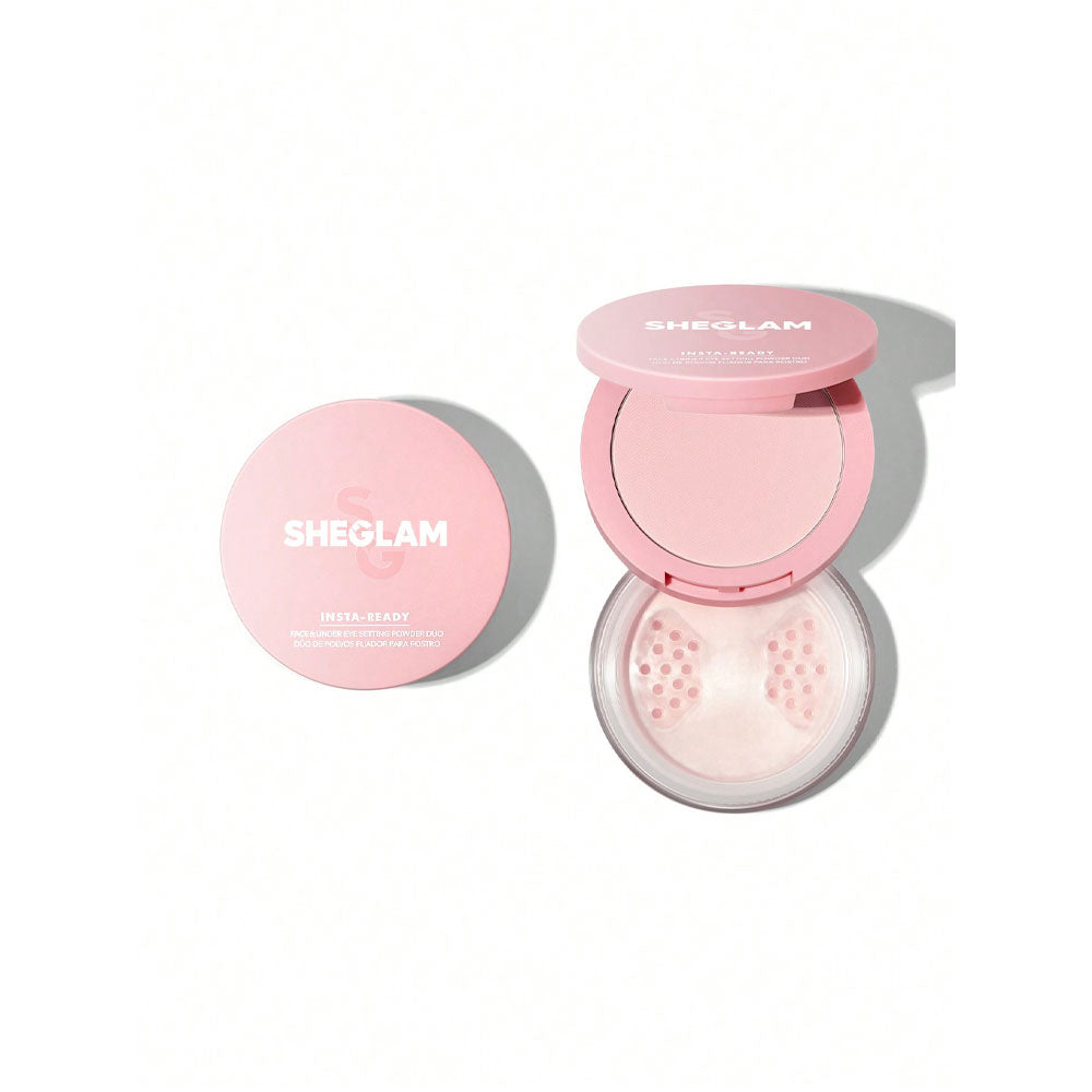 SHEGLAM Insta-Ready Face & Under Eye Setting Powder Duo