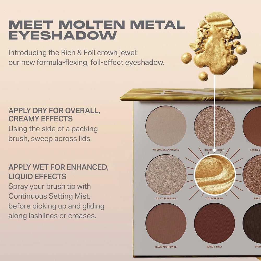 MORPH  Rich & Foiled Artistry Palette - Gold Seeker