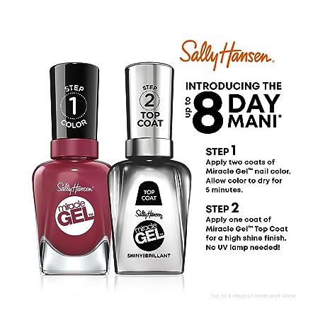 Buy Sally Hansen Esmalte Miracle Gel Nail Polish - 680 Rhapsody Red in Pakistan