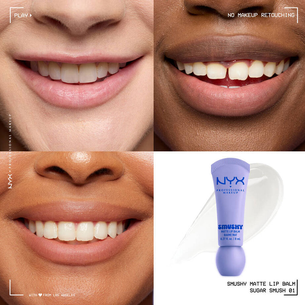 NYX Professional Makeup - Smushy Matte Lip Balm  - Sugar Smush