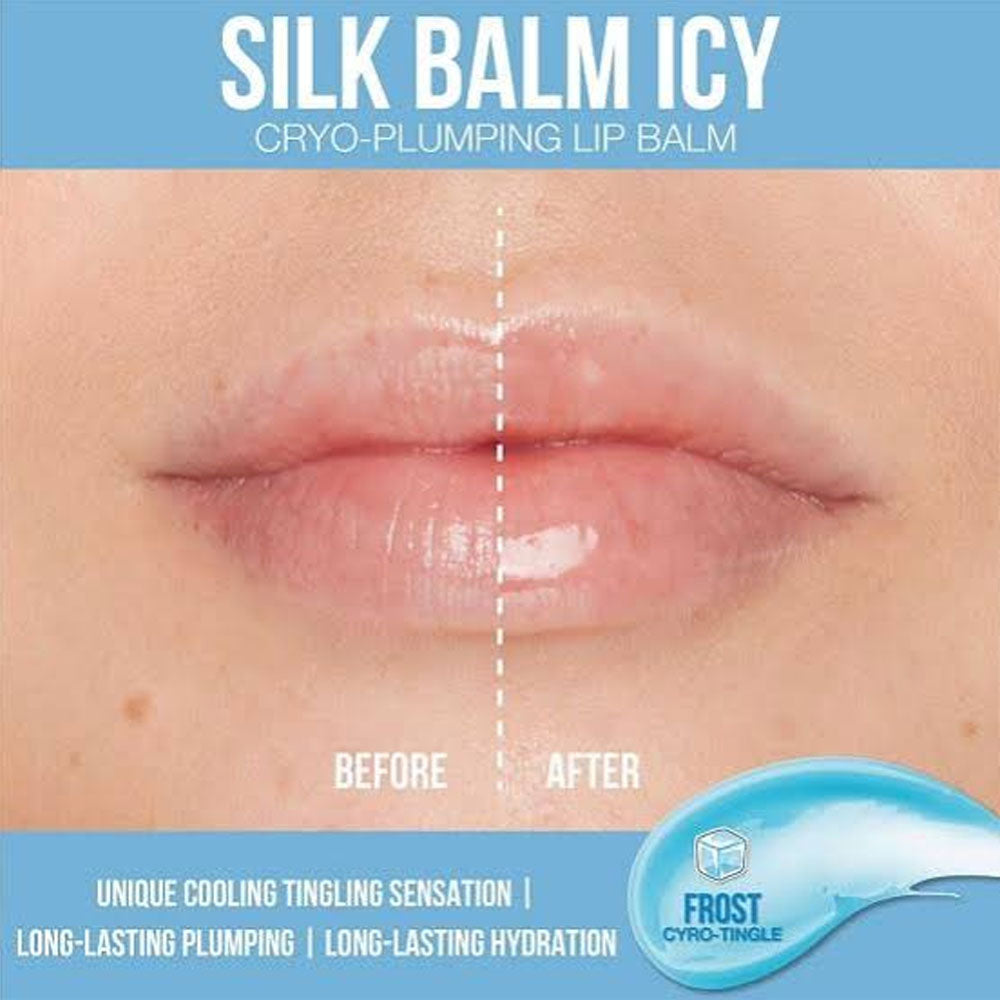 Huda Beauty Silk Balm Icy Cryo Plumping Lip Balm - 3Ml