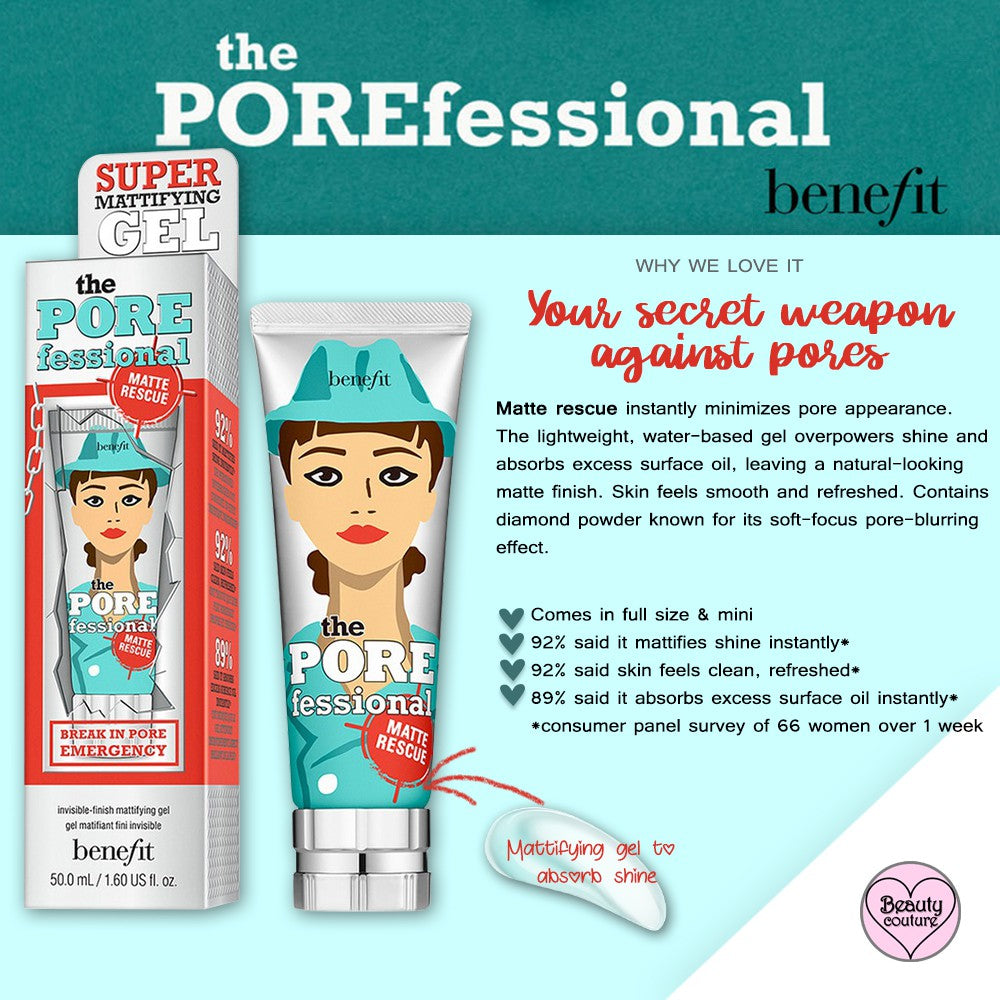 Buy Benefit The Porefessional Matt Resue Super Mattifying Gel 50 - Ml in Pakistan