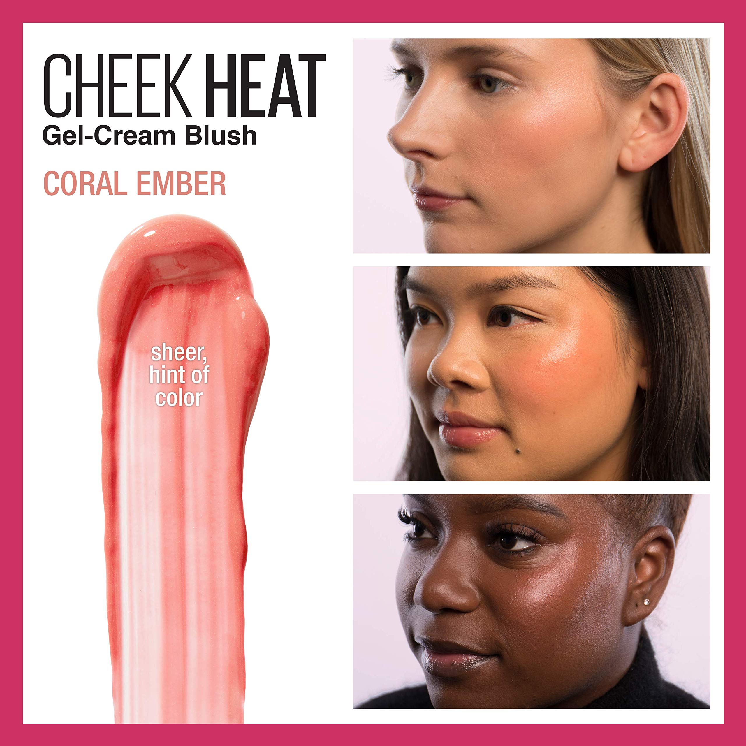 Buy Maybelline Cheek Heat Gel Cream Blush - Coral Ember in Pakistan