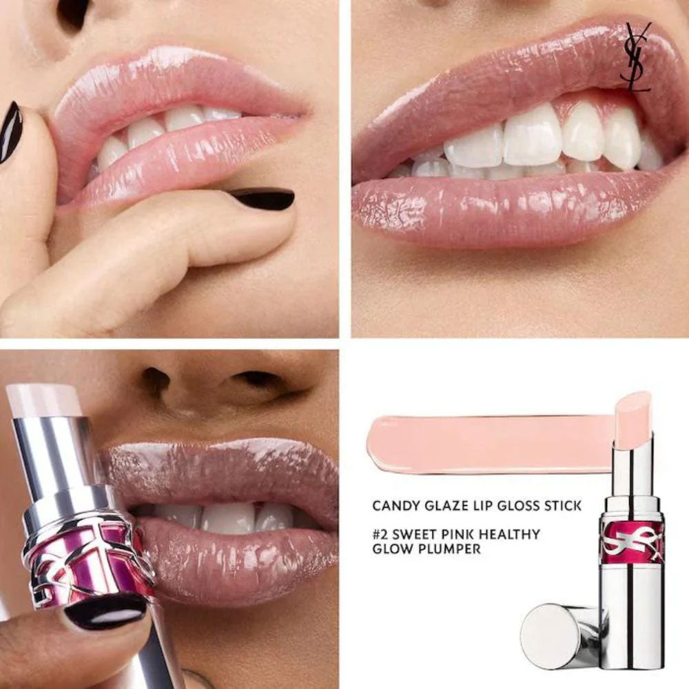 Yves Saint Laurent  Rouge Volupte Candy Glaze Lipstick - 2 Healthy-Glow Plumper