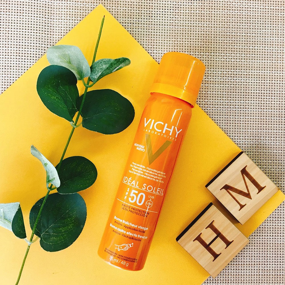 Vichy Sunscreen Spray Oil-Reducing, Dry, Non-Greasy SPF 50 PA+++ 75ml