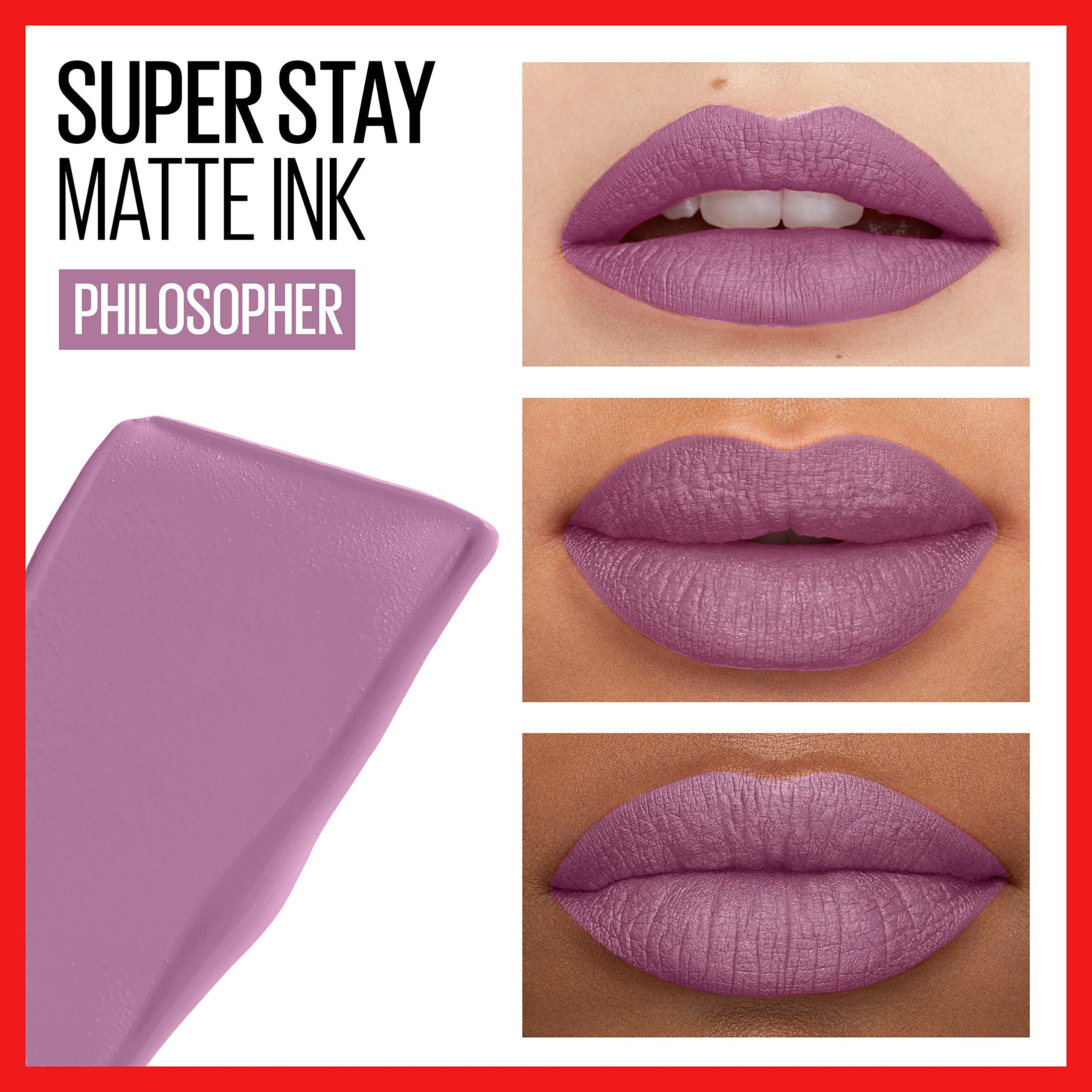 Buy Maybelline New York Super Stay Matte Ink Liquid Lipstick - 100 Philospher in Pakistan