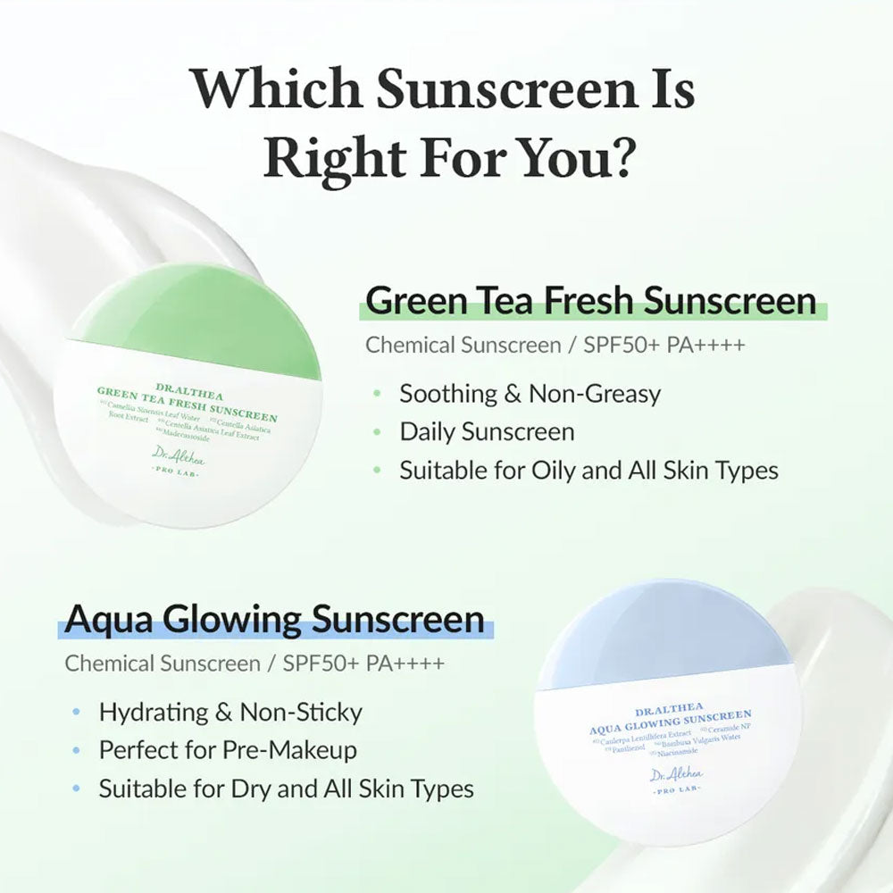 Dr.Althea Green Tea Fresh Sunscreen SPF50+ PA++++  - 45ml