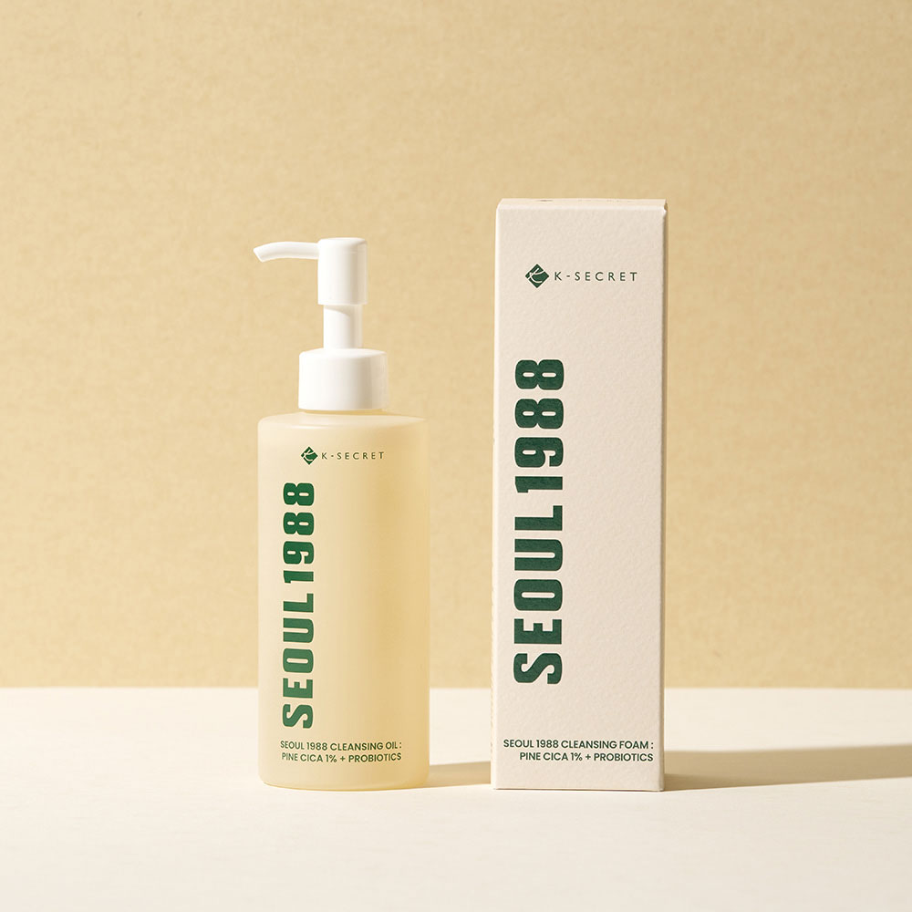 K-SECRET SEOUL 1988 Cleansing Oil Pine Cica 1% +Probiotics - 200ml