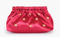 Buy Snap Closure Clutch With Chain Handle - Burgundy in Pakistan