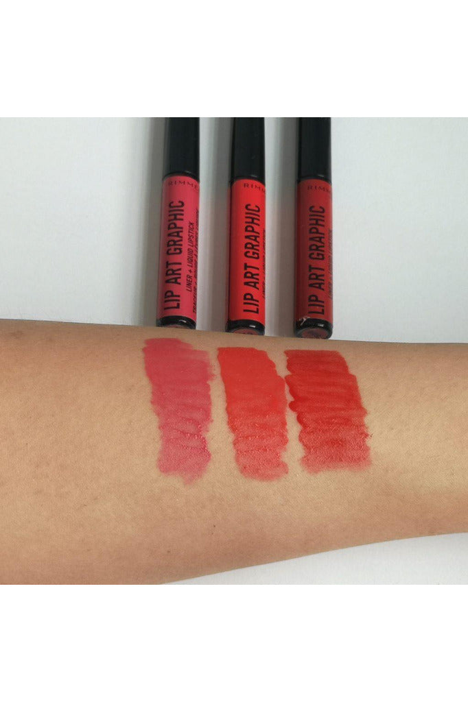 Buy Rimmel London Lip Art Graphic Liner + Liquid Lipstick - 110 Vibez in Pakistan