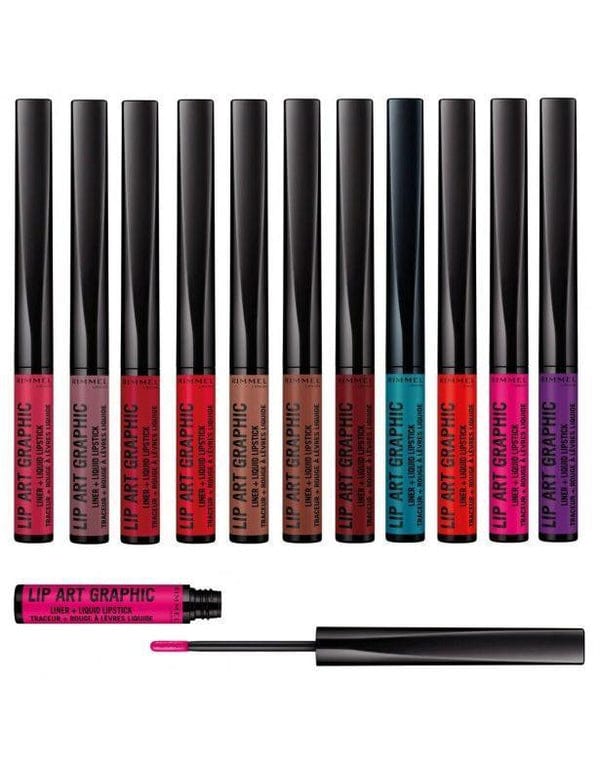 Buy Rimmel London Lip Art Graphic Liner&liquid Lipstick - 760 Now Or Never in Pakistan