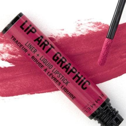 Buy Rimmel London Lip Art Graphic Liner & liquid Lipstick - 810 Be Free in Pakistan