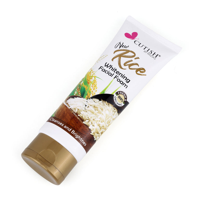 Buy Cutish Rice Whitening Facial Foam in Pakistan