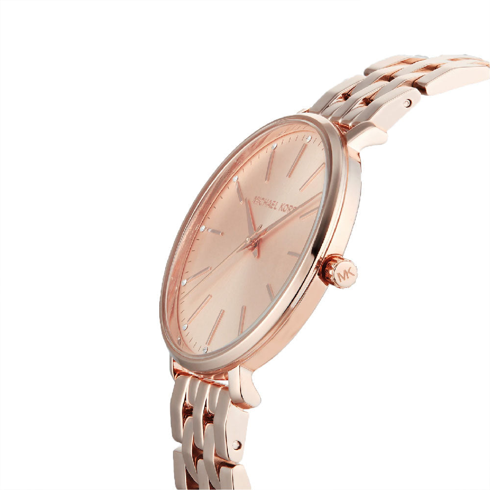 Buy Michael Kors Women's Pyper Three-hand Rose Gold-tone Stainless Steel Watch - Mk3897 in Pakistan