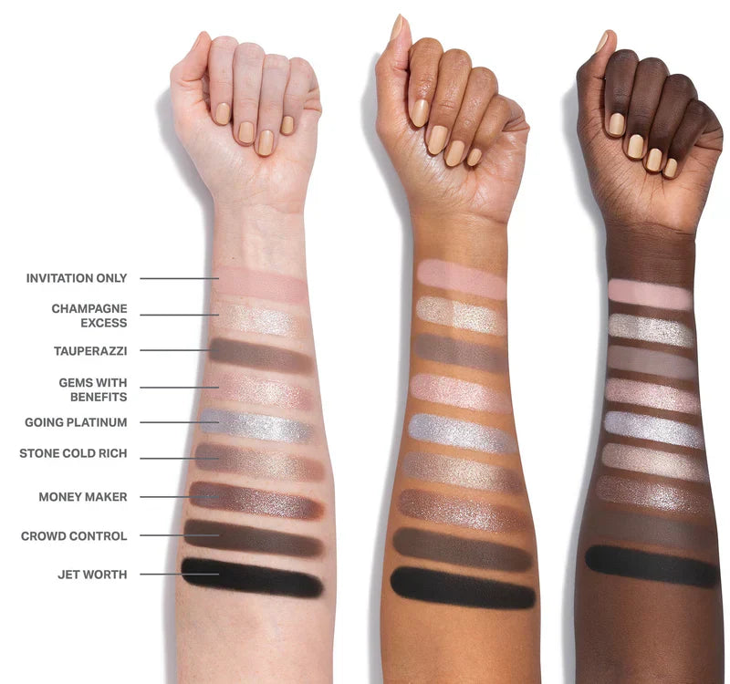 Morphe Rich and Foiled Eyeshadow Palette - Going Platinum