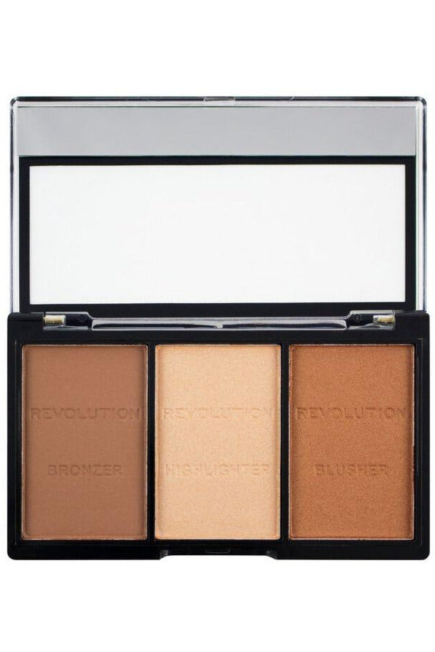 Buy Makeup Revolution Ultra Brightening Contour Kit - Ultra Light Medium C04 in Pakistan