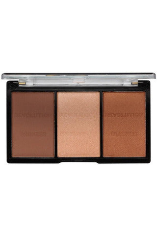 Buy Makeup Revolution Ultra Brightening Contour Kit - Ultra Light Medium C04 in Pakistan