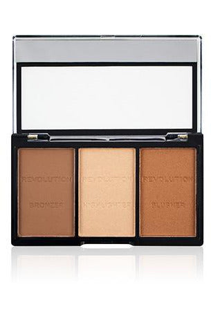 Buy Makeup Revolution Ultra Brightening Contour Kit - Ultra Light Medium C04 in Pakistan