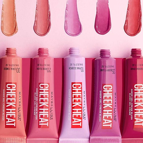 Buy Maybelline Cheek Heat Gel Cream Blush - Coral Ember in Pakistan
