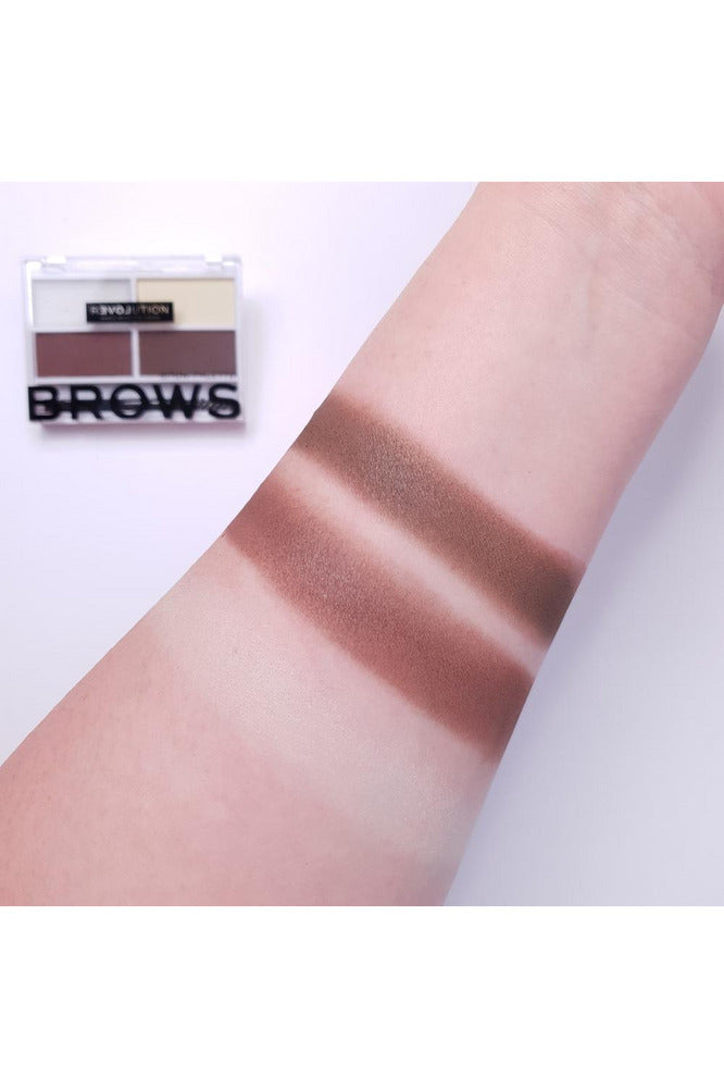 Buy Revolution Relove Colour Cult Brow Palette - Dark in Pakistan